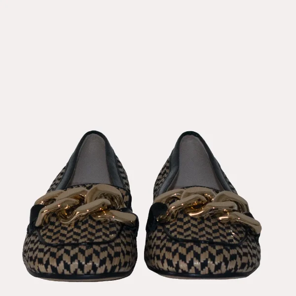 Mocassino Beige-nero Status. Calzature per ogni occasione. | Lecceshoes shop online
