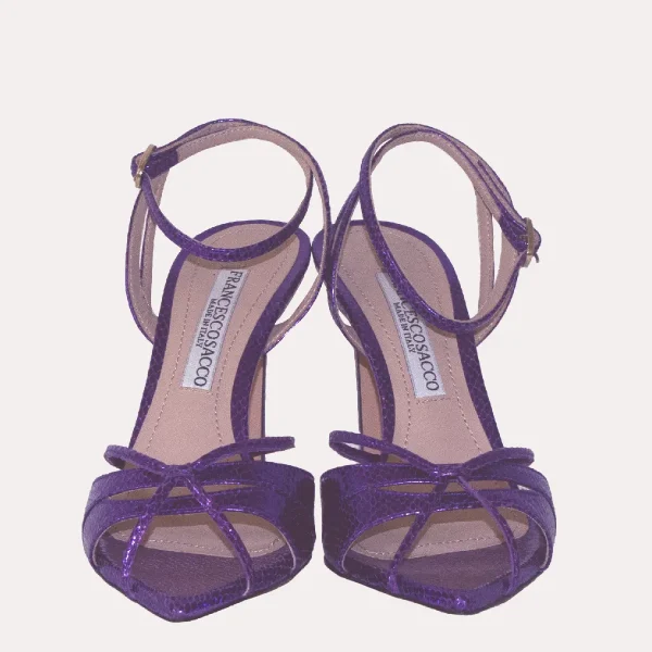 Piferi | Scarpe Online | Sandalo viola Francesco Sacco | Lecceshoes Shop Online