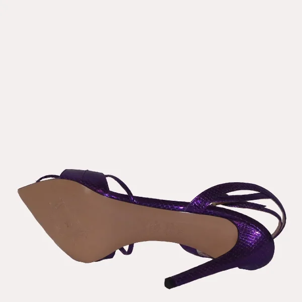 Scarpe Online | Sandalo viola Francesco Sacco | Lecceshoes Shop Online