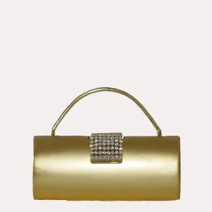 Borse Online |Clutch-oro-SCHEILAN | Lecceshoes shop online