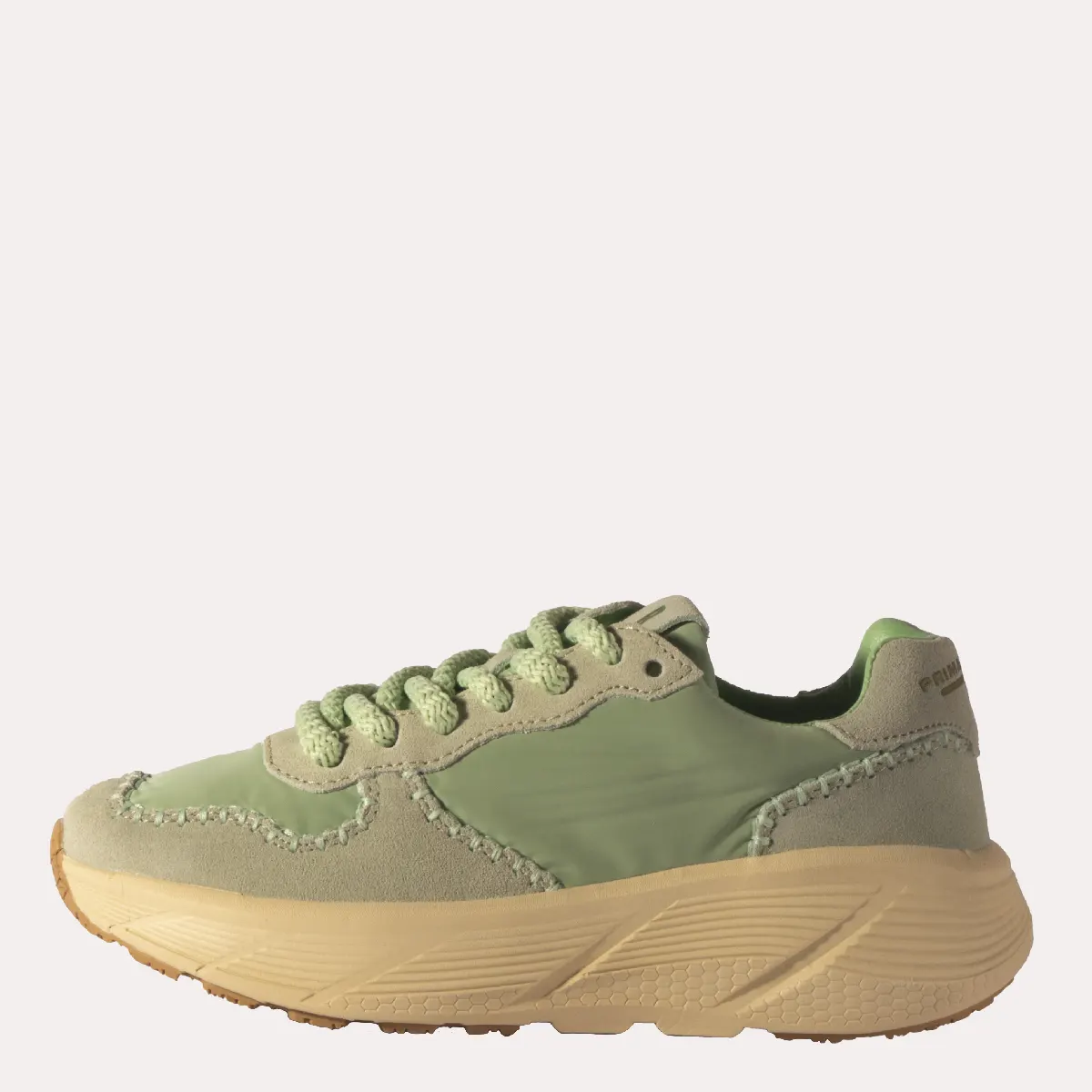 Sneakers grigio-verde “Primabase”