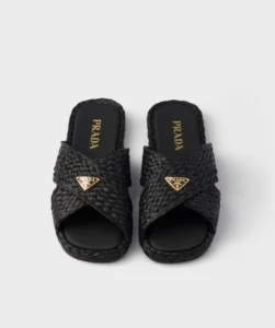 Scarpe Shop Online | prada-sandali-logo-mare | Lecceshoes Shop Online