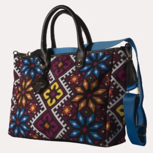 Outlet borse Online | 2 Manici in tessuto stampato con tracolla | Lecceshoes Shop Online